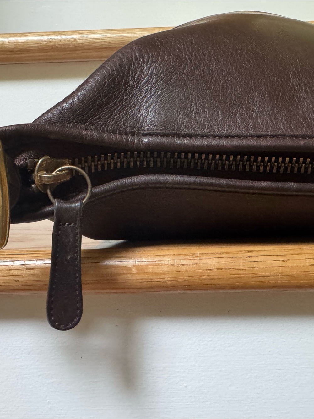 Vintage Coach Helen's Legacy 9953 Mahogany Brown Leather Duffle Bag from Turkey - Picture 10 of 15